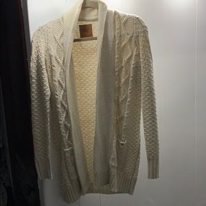 Cream colour cardigan